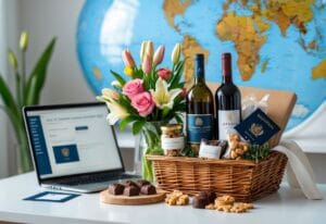 Read more about the article Sådan sender du den perfekte gavekurv og blomster til udlandet
